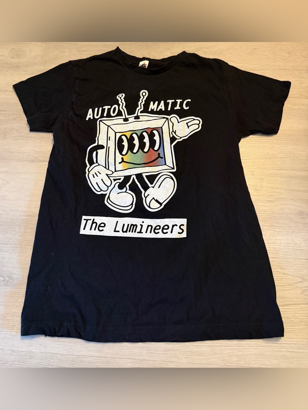 The Lumineers Automatic World Tour 2025 North America Tour Shirt S-read Notes